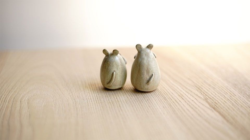 二三味 作品：陶偶《小鼠》