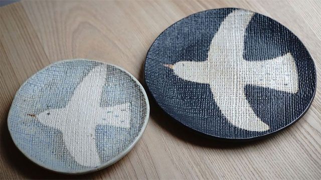 二三味 作品：早期的《黎明裡的海鷗》《向晚的鳥兒》