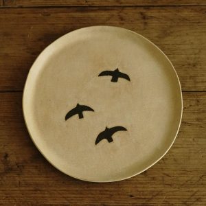 二三味作品：森-飛鳥 (大皿)
